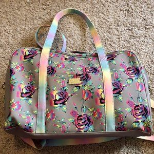 Large travel bag with matching wristlet purse!
